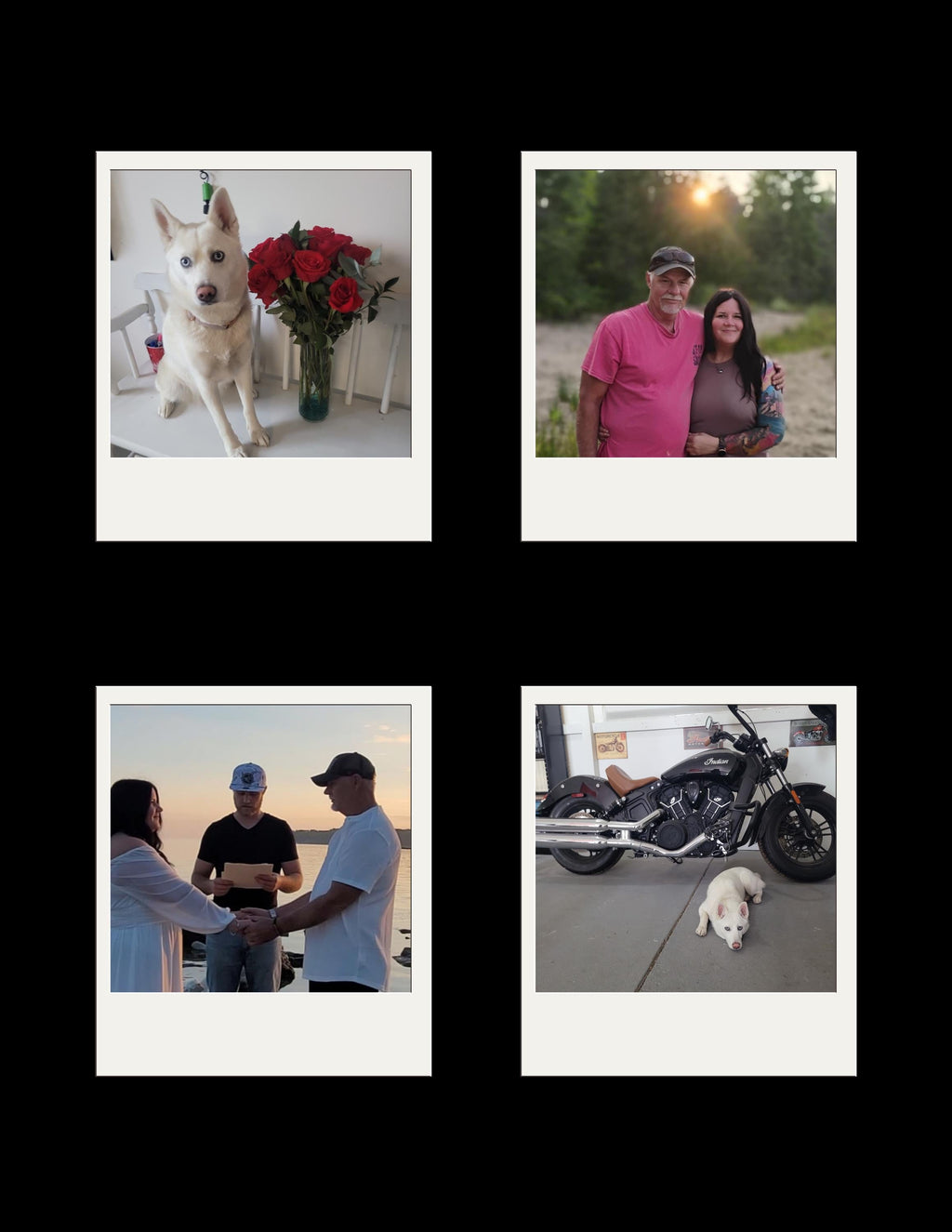 Custom Polaroid Photo Magnet | Personalized Save the Date Keepsake (2.5x3.5")