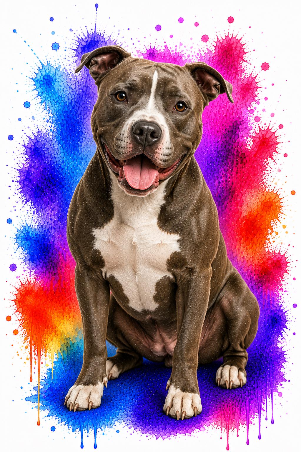 Custom Pet Portrait Die Cut Sticker | Vinyl Pet Decal